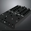 Professional DJ Mixer Electronic Control Panel with Multiple Knobs Faders And LED Indicators