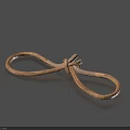 Handmade Natural Hemp Rope Knot Decorative Practical Daily Life Accessory With Texture