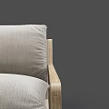 Single Sofa Leather Sofa Single Sofa Office Sofa Casual Sofa 3d model