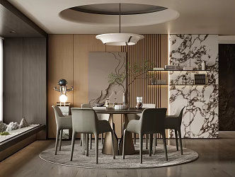 Modern Restaurant 3d model