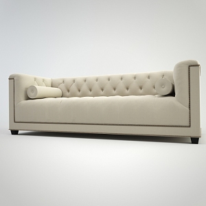 Three-seat sofa 3d model