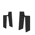 Modern Dark Wooden Bar Stools With Sleek Design For Kitchen Or Bar Area