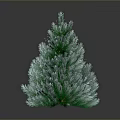 Green Artificial Christmas Tree With Festive Decor For Home Decoration