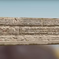 Vintage Brick Building Exterior Wall With Weathered Texture And Natural Tones