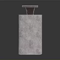 Silver Metallic Security Camera With Blue Lens And Mounting Bracket