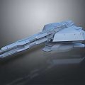 Futuristic Sci Fi Weapon 3D Model Featuring Mechanical Structure Metallic Finish And Detailed Components 3d model