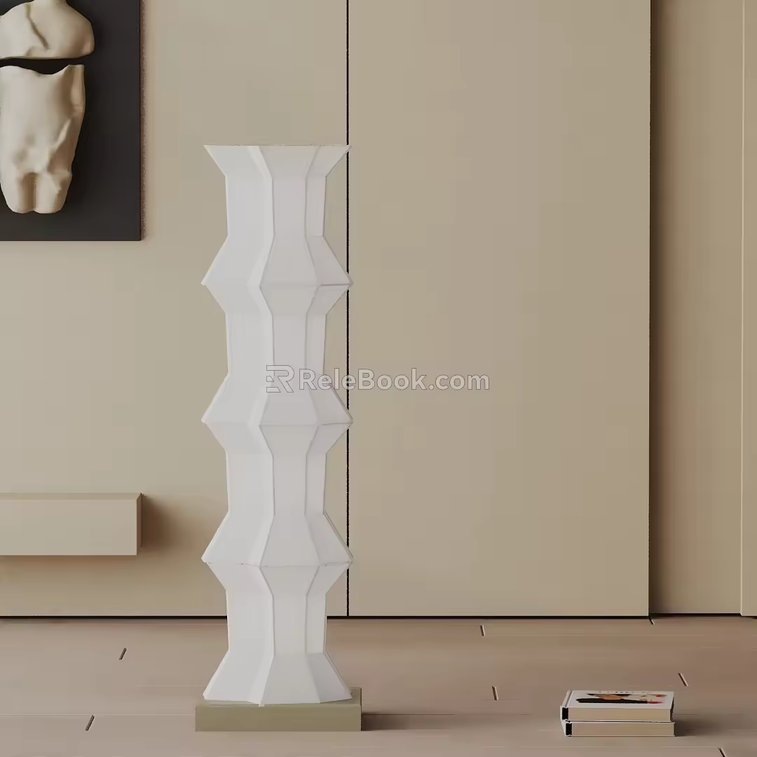 Modern floor lamp 3d model