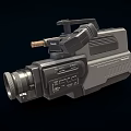 Vintage Retro Digital Video Camera With Classic Design And Old Fashioned Recording Features