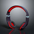 Stylish Purple And Red Over Ear Headphones With Ergonomic Headband And Comfortable Ear Cushions