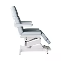Ergonomic Gray and White Treatment Chair With Adjustable Backrest Armrests And Footrest