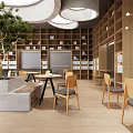 Modern Cafe 3d model