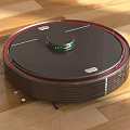 Modern sweeping robot 3d model