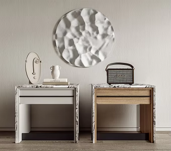 Modern bedside table 3d model