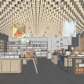 Modern store Wen Chuang 3d model