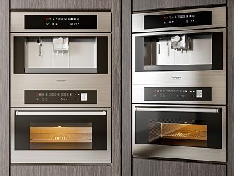 Oven combination 3d model