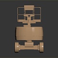 Modern loading and unloading truck lifting truck lifting truck 3d model