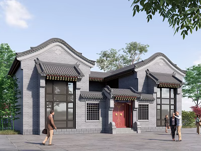 Chinese Inn 3d model