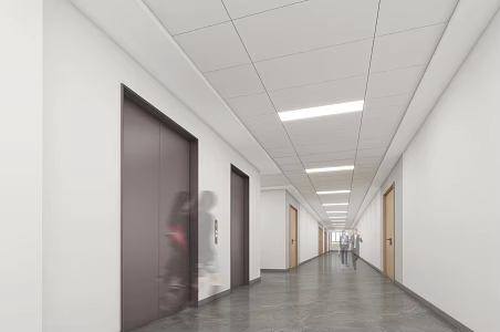 elevator aisle corridor elevator hall elevator door elevator button lobby elevator hotel elevator 3d model
