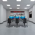 Modern Command Room 3d model