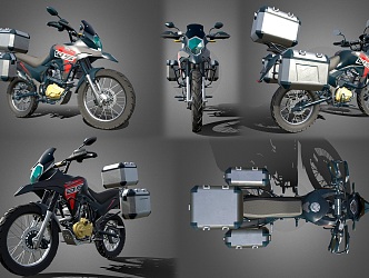 Modern aktds motorcycle rally motorcycle multi-purpose motocross motorcycle adventure motorcycle 3d model