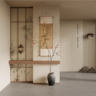 Chinese Style Entrance Song Style Entrance Partition Chinese Style Partition Modeling Chinese Style Screen Song Style Partition Song Style Entrance 3d model
