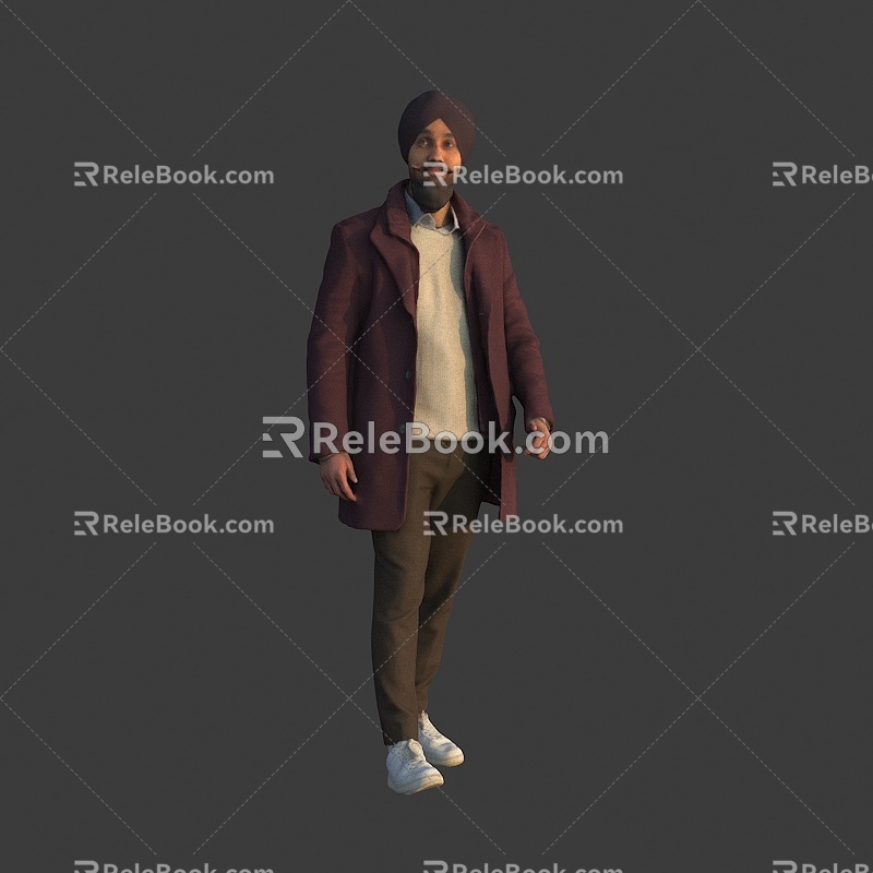 Arab Foreign Men 3d model