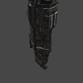 Detailed Sci Fi Spaceship Character In Game And Movie With Military Design