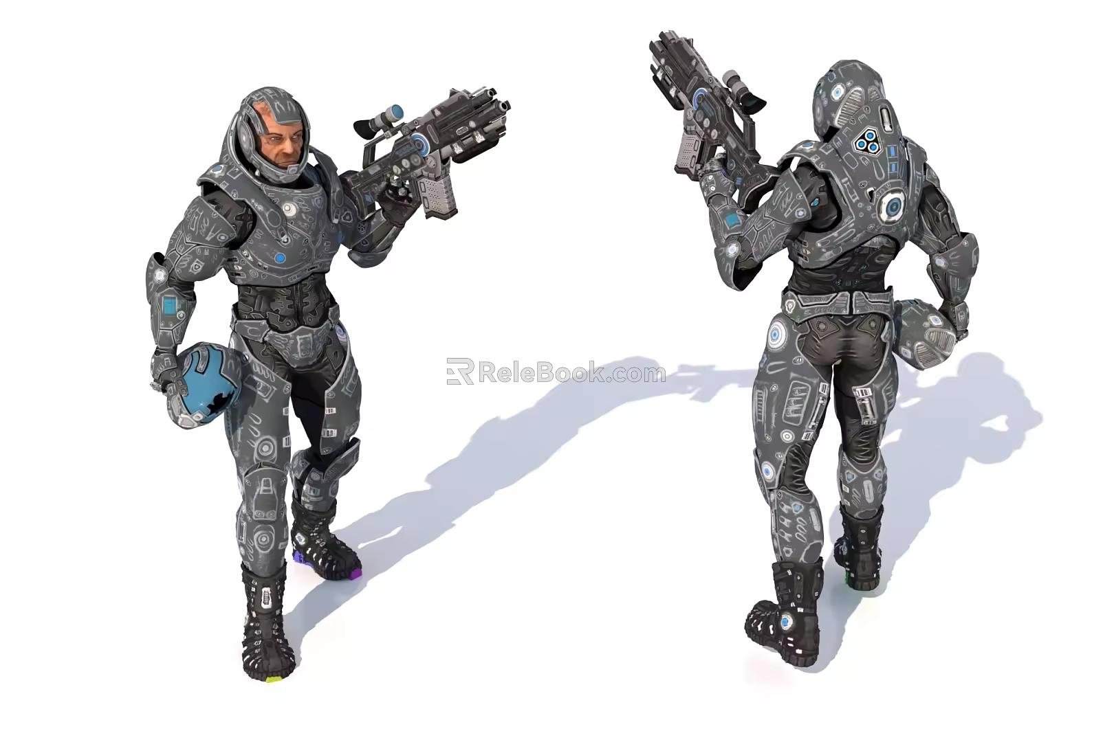 Modern Game Characters 3d model
