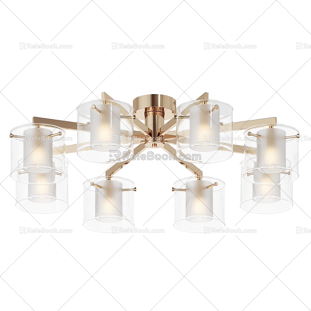 Simple Light Luxury Ceiling Lamp model