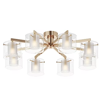 Simple Light Luxury Ceiling Lamp 3d model