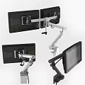 Ergonomic Adjustable Computer Monitor Stand Mount For Multi Screen Desktop Setup