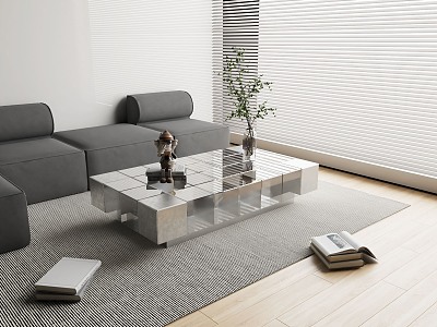 Modern coffee table 3d model