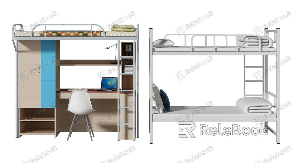 Modern Bed and Bunk Bed Dormitory Bunk Bed model