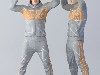 Modern Man Standing 3d model