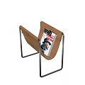 Modern Magazine Rack Modern Side Several Magazines Sofa Side Machine Italian Minimalist Side Several Side 3d model