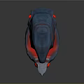Lava Inspired Mythical Weapon with Blue Red Orange Flames Intricate Patterns and Glowing Details