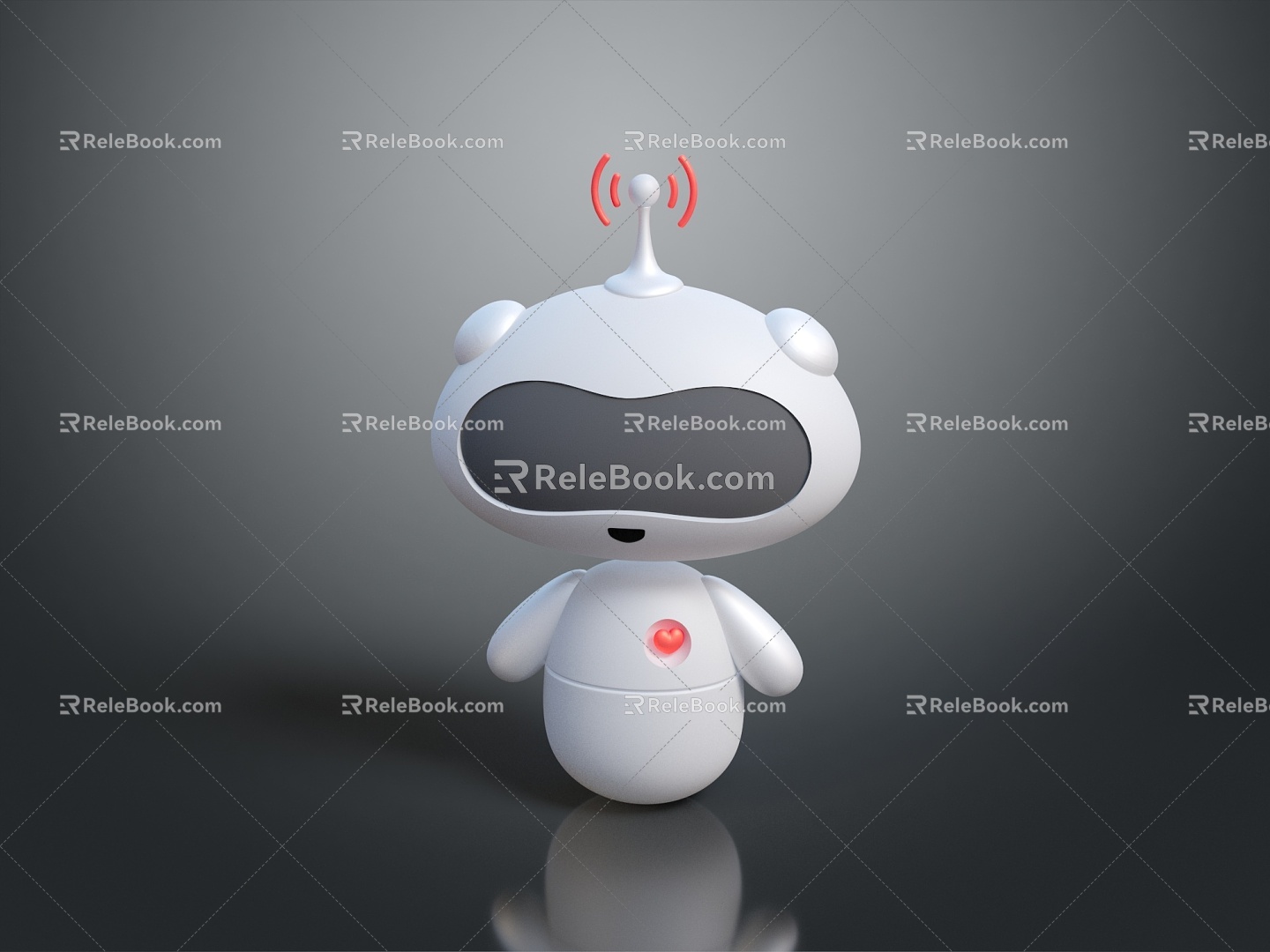 Robot Robot Assistant Small Robot Robot Butler Robot Butler 3d model