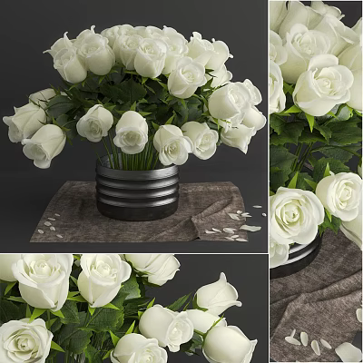 Roses 3d model