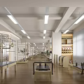 Spacious Fitness Studio Interior With Pilates Reformers Wooden Floors And Strip Lights