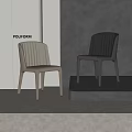POLIFORM Modern Leisure Chairs With Sleek Design Beige And Dark Gray Upholstered In Minimalist Interior