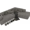 Modern L Shaped Sectional Sofa With Multiple Color Options And Decorative Pillows