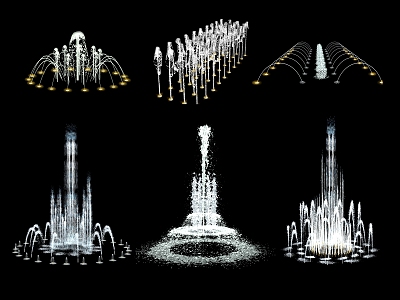 modern fountain model