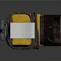 Yellow Hammer With Brown Leather Straps And Black Head Design