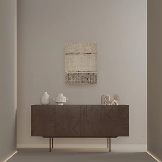 Modern Entrance Cabinet 3d model