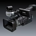 HDV Professional Digital Camcorder With Lens Viewfinder For High Definition Video Recording