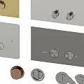 Washing Daily Use Control Panels With Metal Knobs In Various Colors And Modern Designs