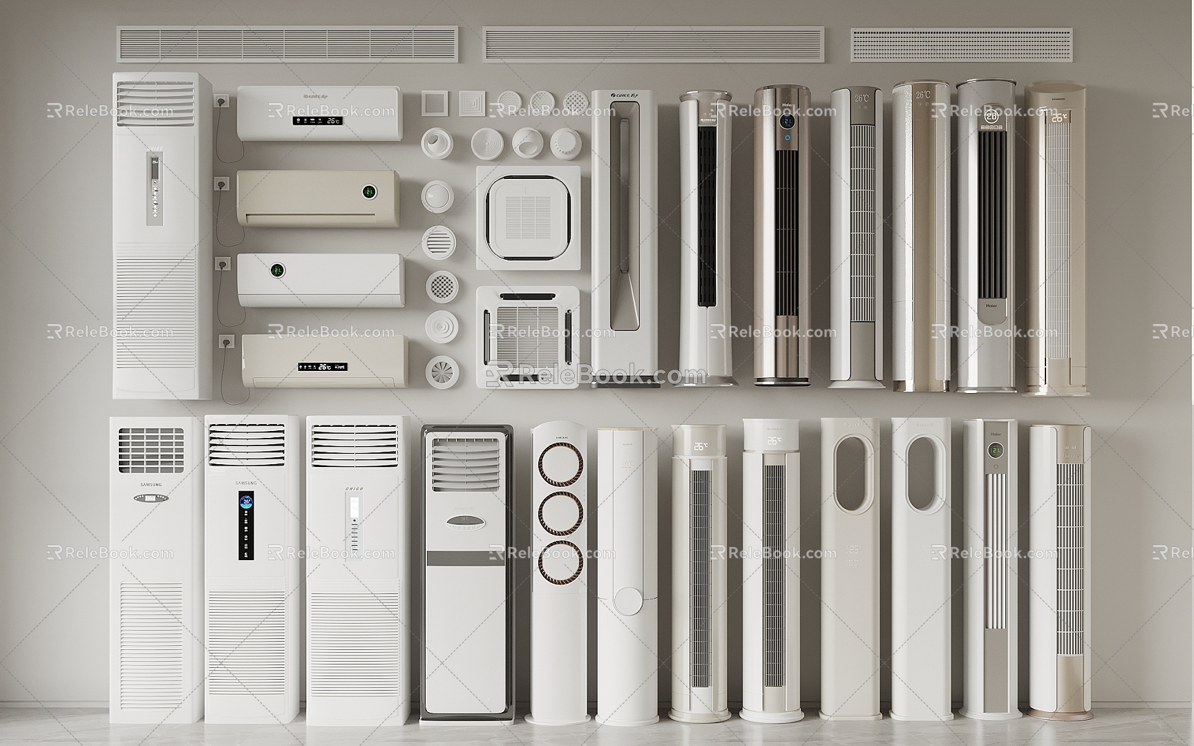 Modern air conditioning combination model