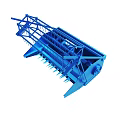 Blue Agricultural Machinery Part With Metal Frame And Sharp Teeth For Harvesting