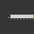 integrated circuit board circuit board integrated circuit integrated circuit block 3d model