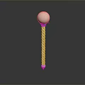 Scepter Ancient Scepter Cane Ancient Scepter Magic Scepter Metal Scepter Classical Scepter Magic Scepter 3d model